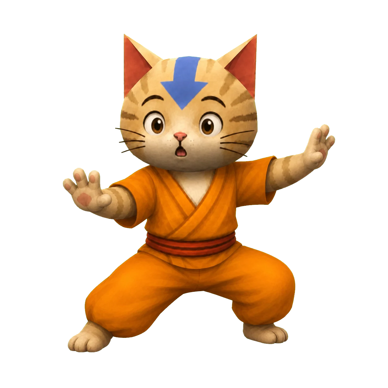Avatar Cat in a stance